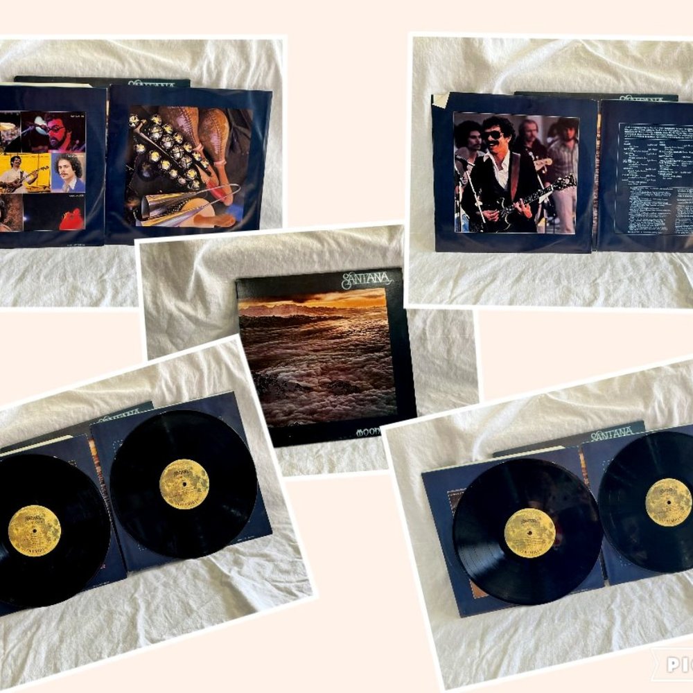 Santana - Moonflower - Gatefold 2  LPs Columbia 34914 - Santa Maria Pressing